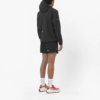 Salomon Sense Aero Stow 5, Laufshorts mit Grid Flow Material und Stauraum für Running und tägliches Training, deep black - machsport