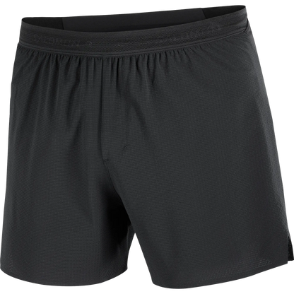 Salomon Sense Aero Stow 5, Laufshorts mit Grid Flow Material und Stauraum für Running und tägliches Training, deep black - machsport