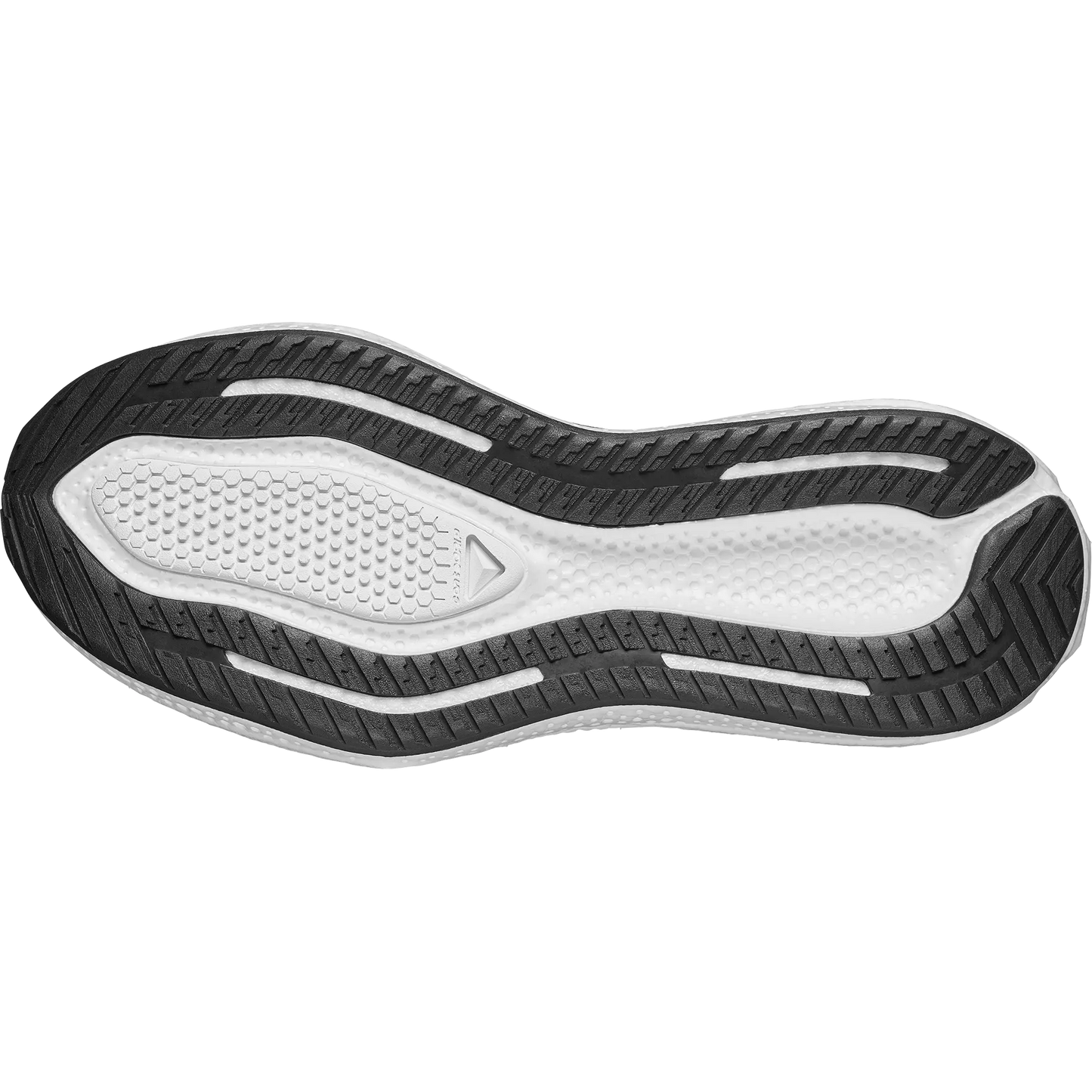 Salomon Herrenlaufschuhe Schuhe Aero Glide 4, Gravel-Laufschuhe für Straße und Gelände mit maximaler Dämpfung, black/white - machsport