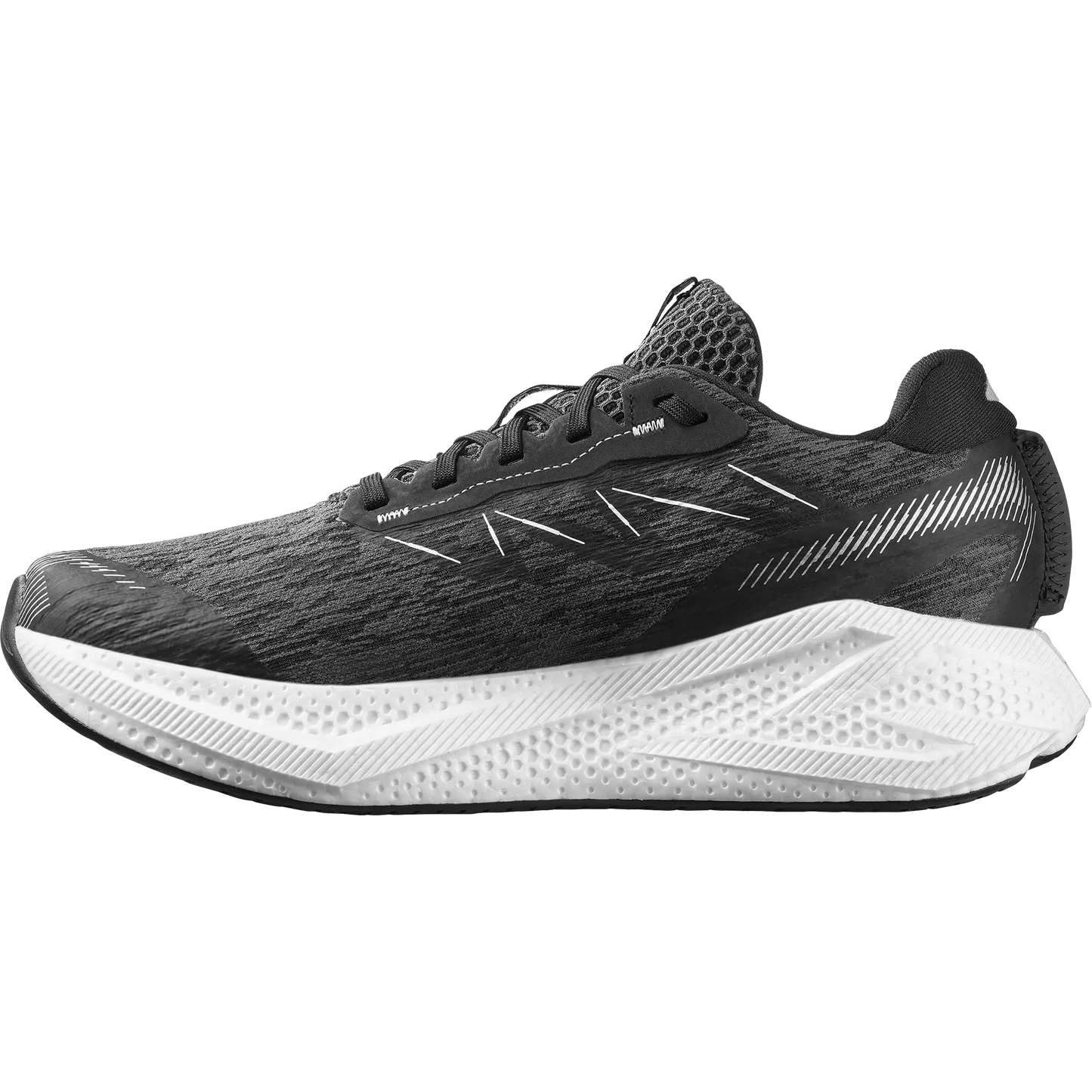 Salomon Herrenlaufschuhe Schuhe Aero Glide 4, Gravel-Laufschuhe für Straße und Gelände mit maximaler Dämpfung, black/white - machsport