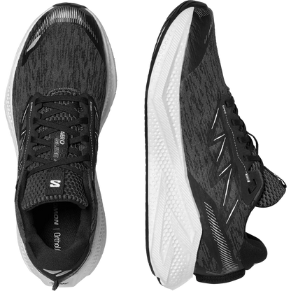Salomon Herrenlaufschuhe Schuhe Aero Glide 4, Gravel-Laufschuhe für Straße und Gelände mit maximaler Dämpfung, black/white - machsport