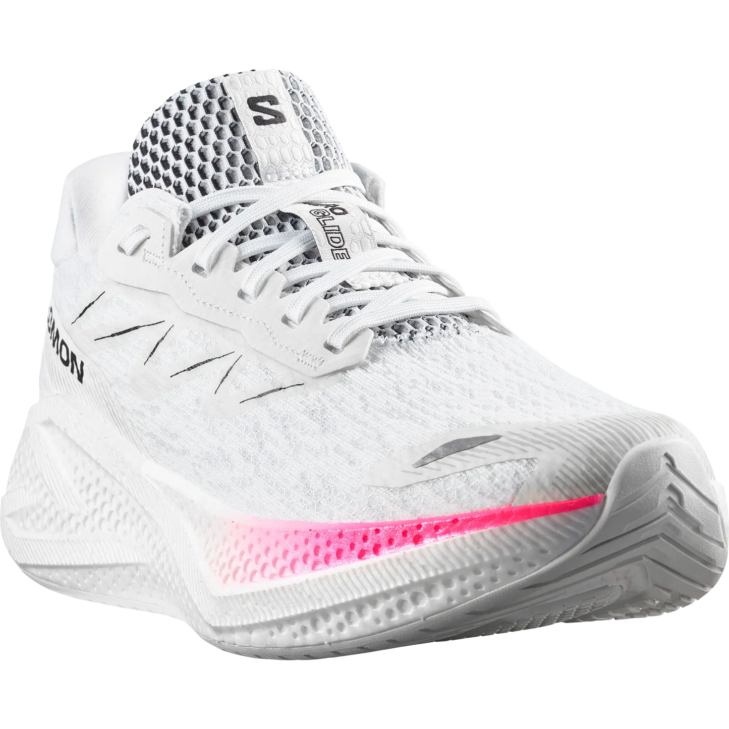 Salomon Herrenlaufschuhe Schuhe Aero Glide 4, Gravel-Laufschuhe für Straße und Gelände mit maximaler Dämpfung, white/white - machsport