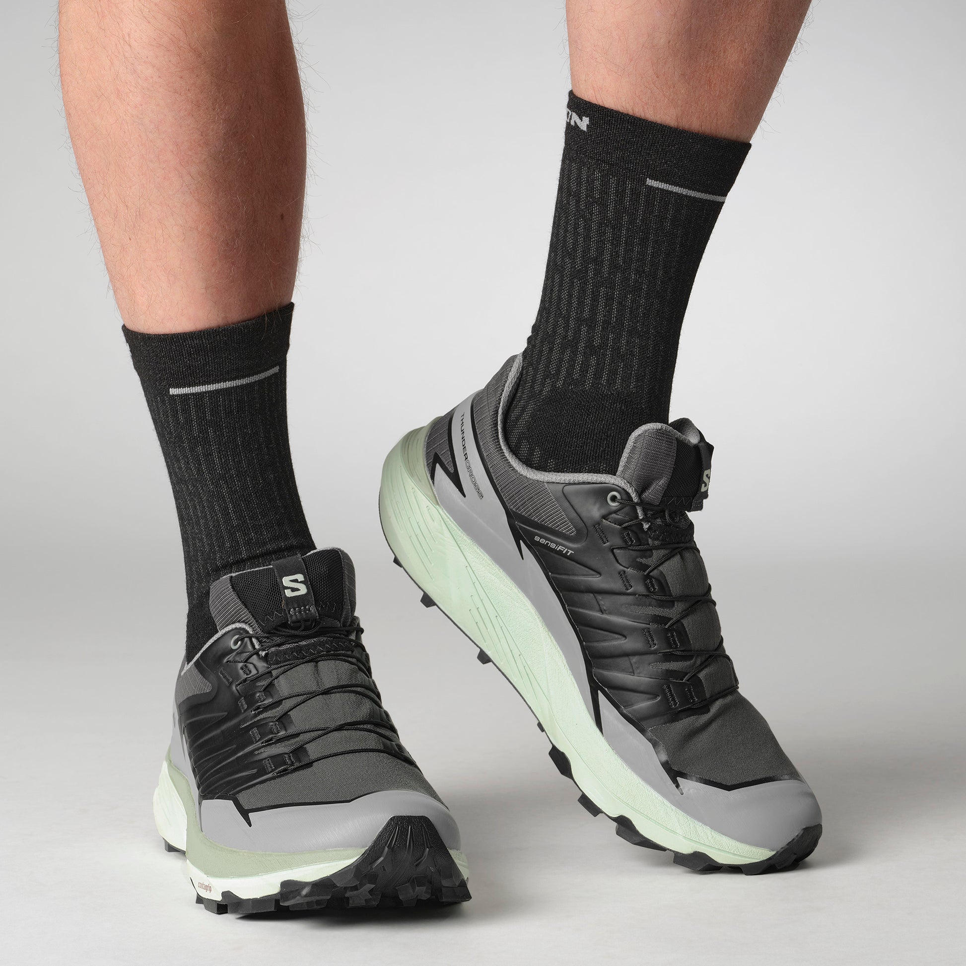 Salomon Laufschuhe Thundercross grau - machsport – Bild 