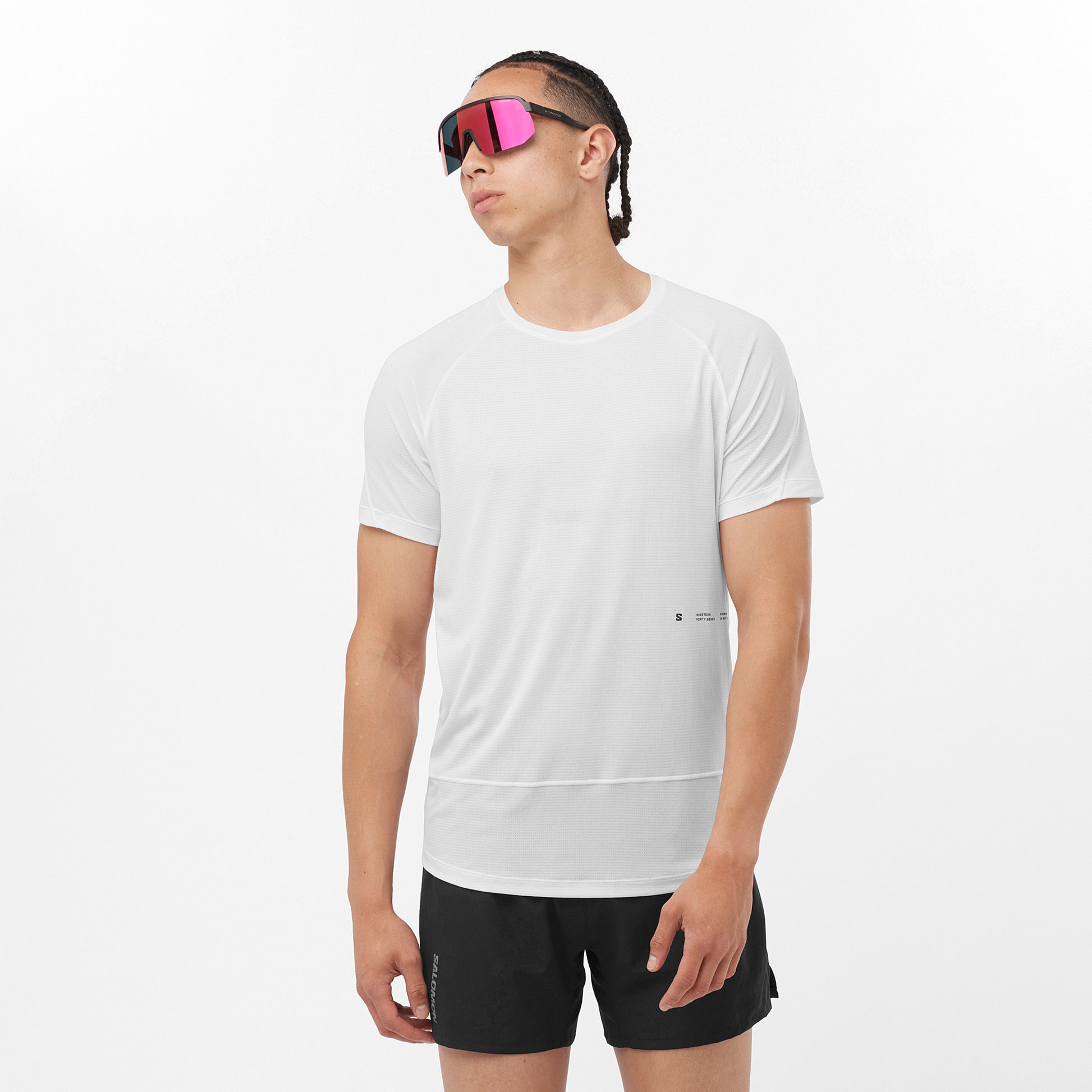 Salomon Herrenlaufshirt Cross Run SS Tee GFX - machsport – Bild 