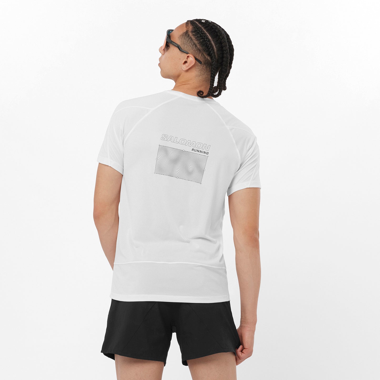 Salomon Herrenlaufshirt Cross Run SS Tee GFX - machsport