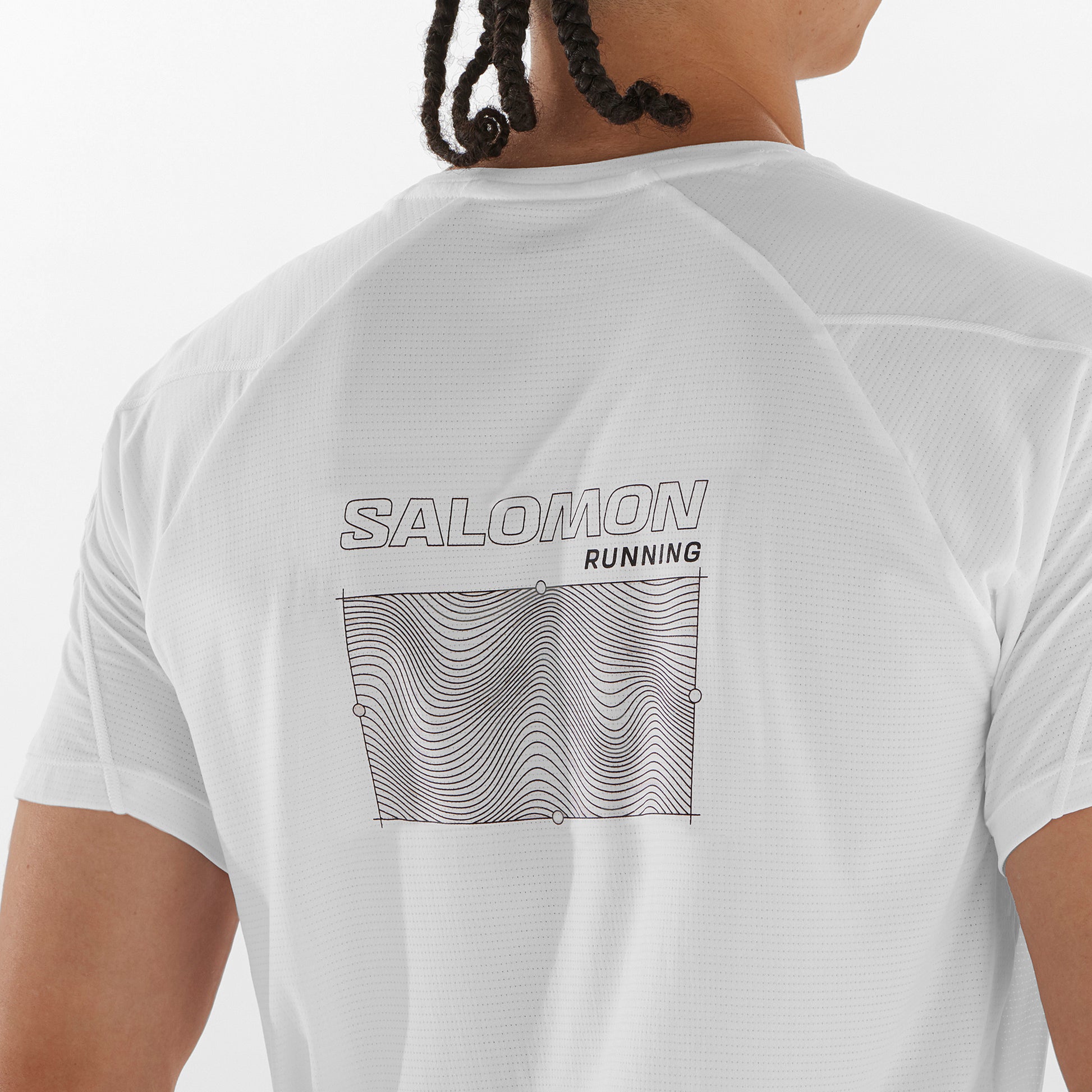 Salomon Herrenlaufshirt Cross Run SS Tee GFX - machsport – Bild 