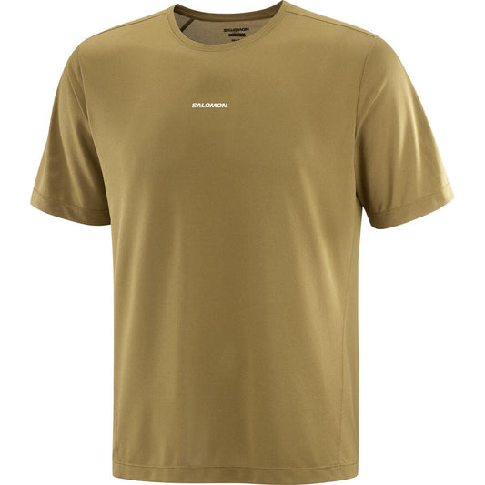 Salomon Herrenshirt Shakeout Core SS Tee – olive / S