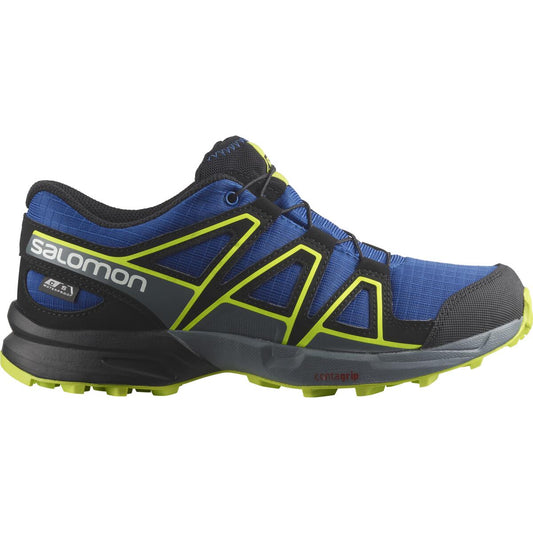 Salomon Kinderlaufschuhe Speedcross CSWP – blau / 31