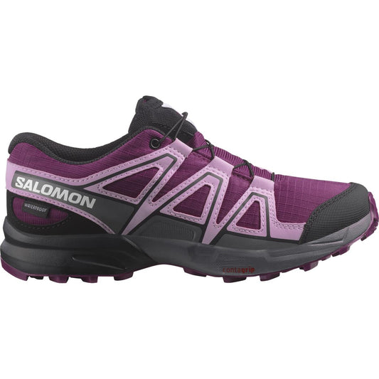 Salomon Kinderlaufschuhe Speedcross CSWP Jr. – violett / 31