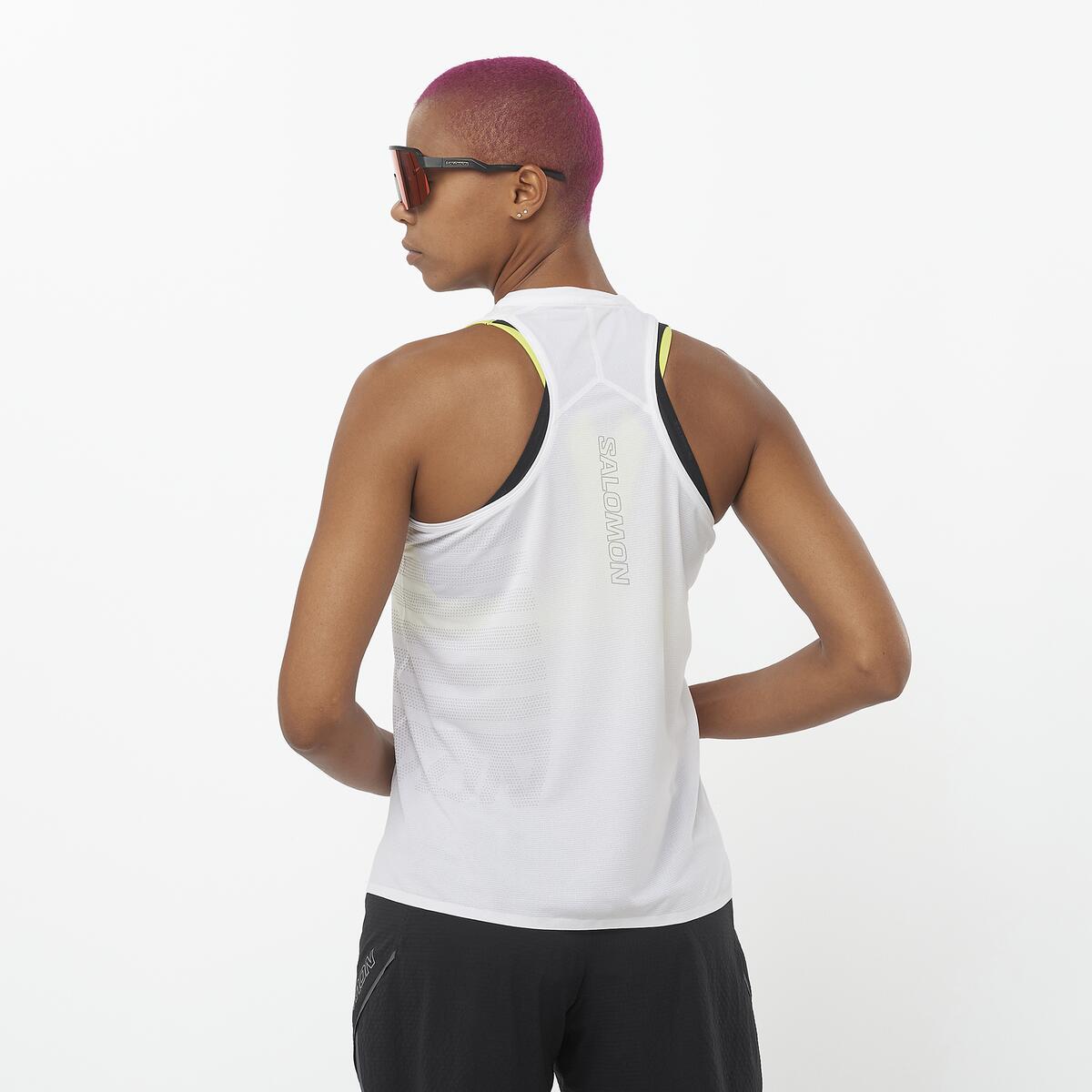 Salomon Damenshirt Sense Aero Singlet GFX - machsport – Bild 