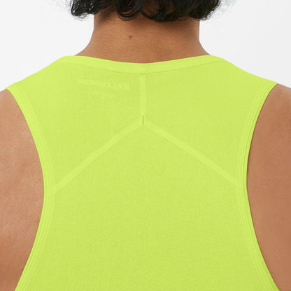 Salomon Herrenlaufshirt Sense Aero Singlet, leichtes Running Singlet für schnelle Läufe und hohe Atmungsaktivität, butterfly - machsport