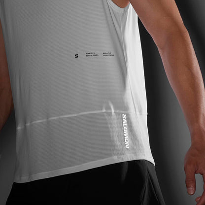 Salomon Herrenshirt Cross Run Tank GFX M - machsport