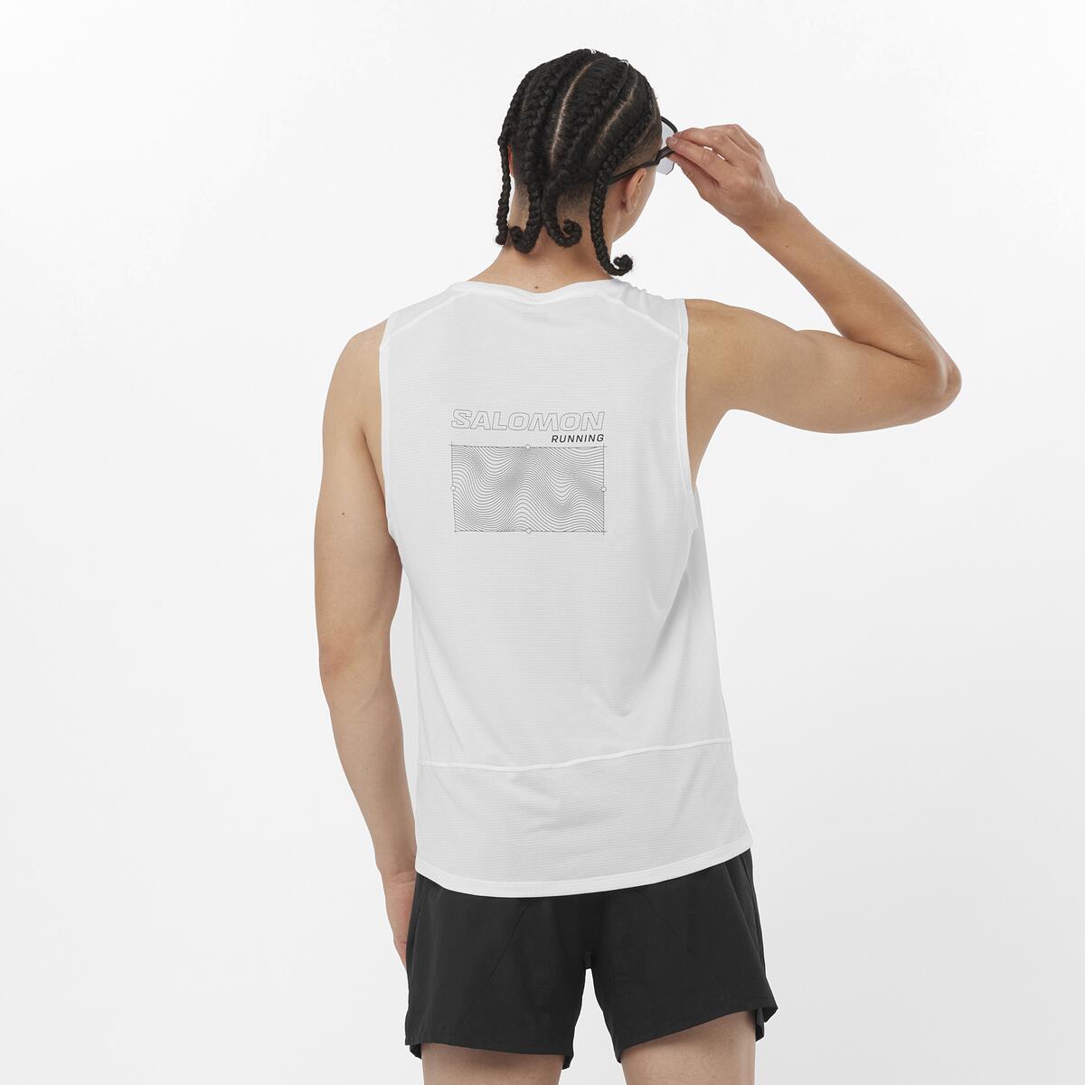 Salomon Herrenshirt Cross Run Tank GFX M - machsport – Bild 