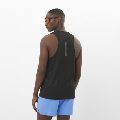 Salomon Herrenshirt Sense Aero Singlet GFX - machsport