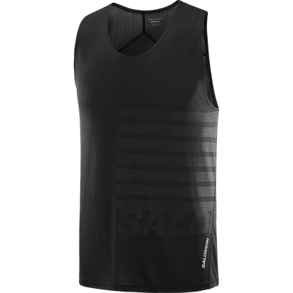 Salomon Herrenshirt Sense Aero Singlet GFX - machsport