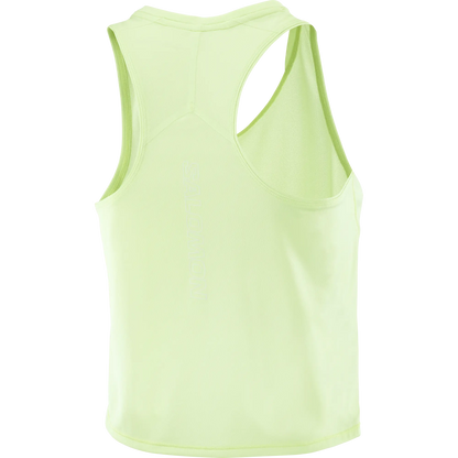 Salomon Sense Aero Short Tank Top, leichtes Running Tanktop mit hoher Atmungsaktivität für schnelle Läufe, butterfly - machsport