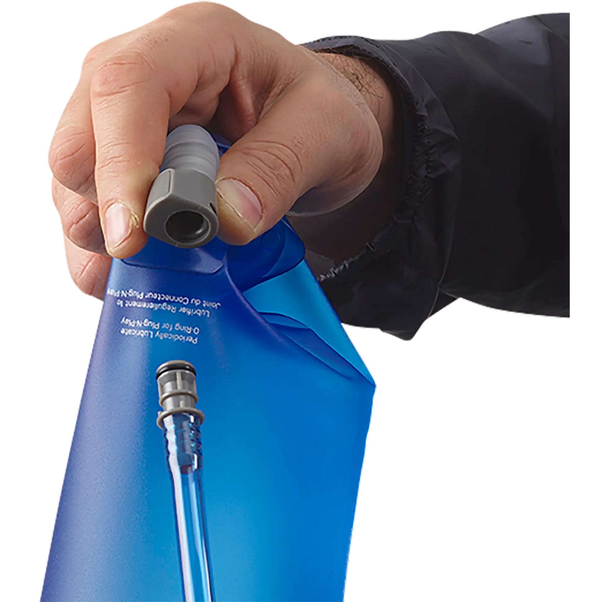 Salomon Trinkblase Soft Reservoir 2l U, Trinkreservoir für Wandern mit 2 Liter Volumen und hoher Durchflussrate - machsport – Bild 