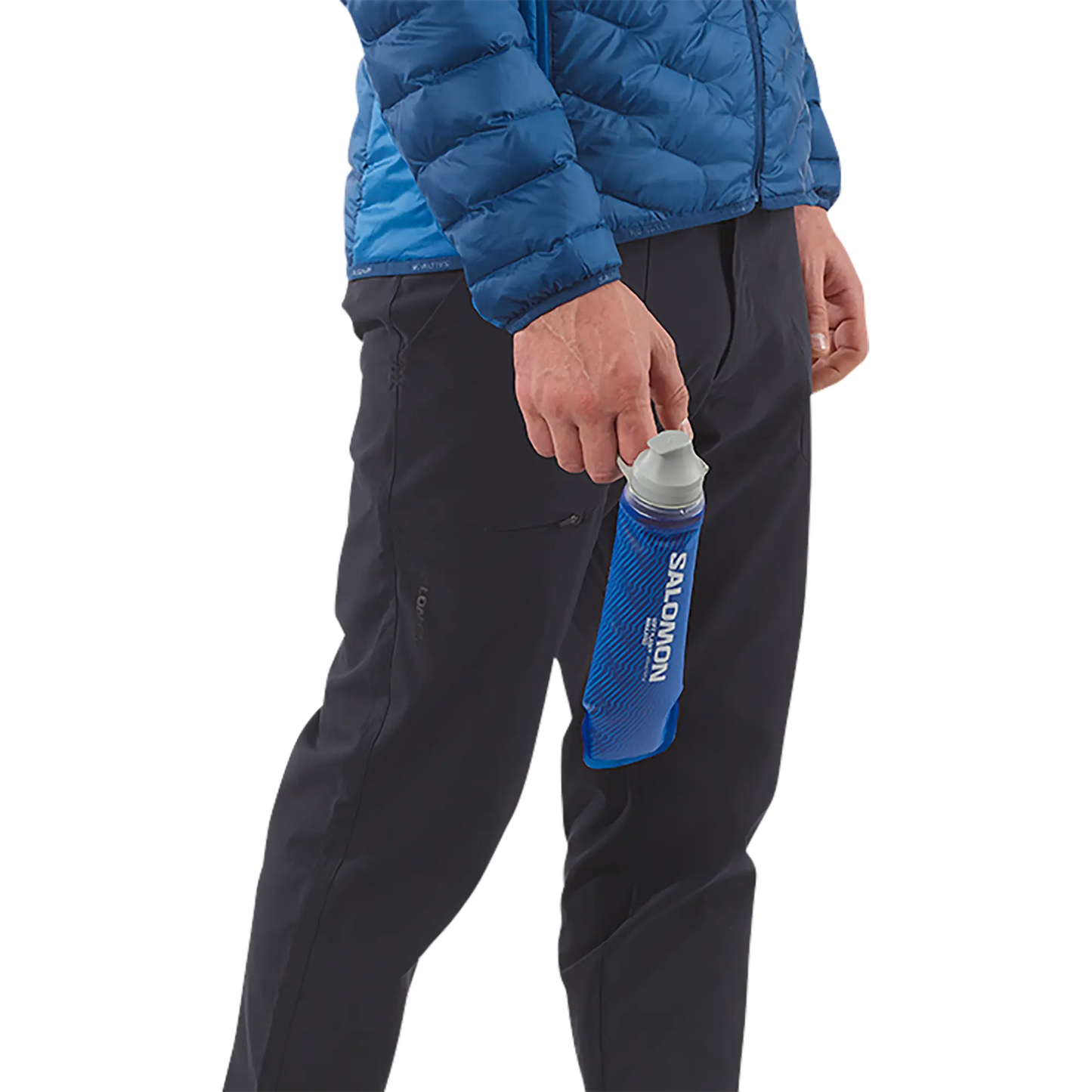 Salomon Flask 400 ml insulated, isolierte Soft Flask für Trailrunning bei Hitze und Kälte - machsport