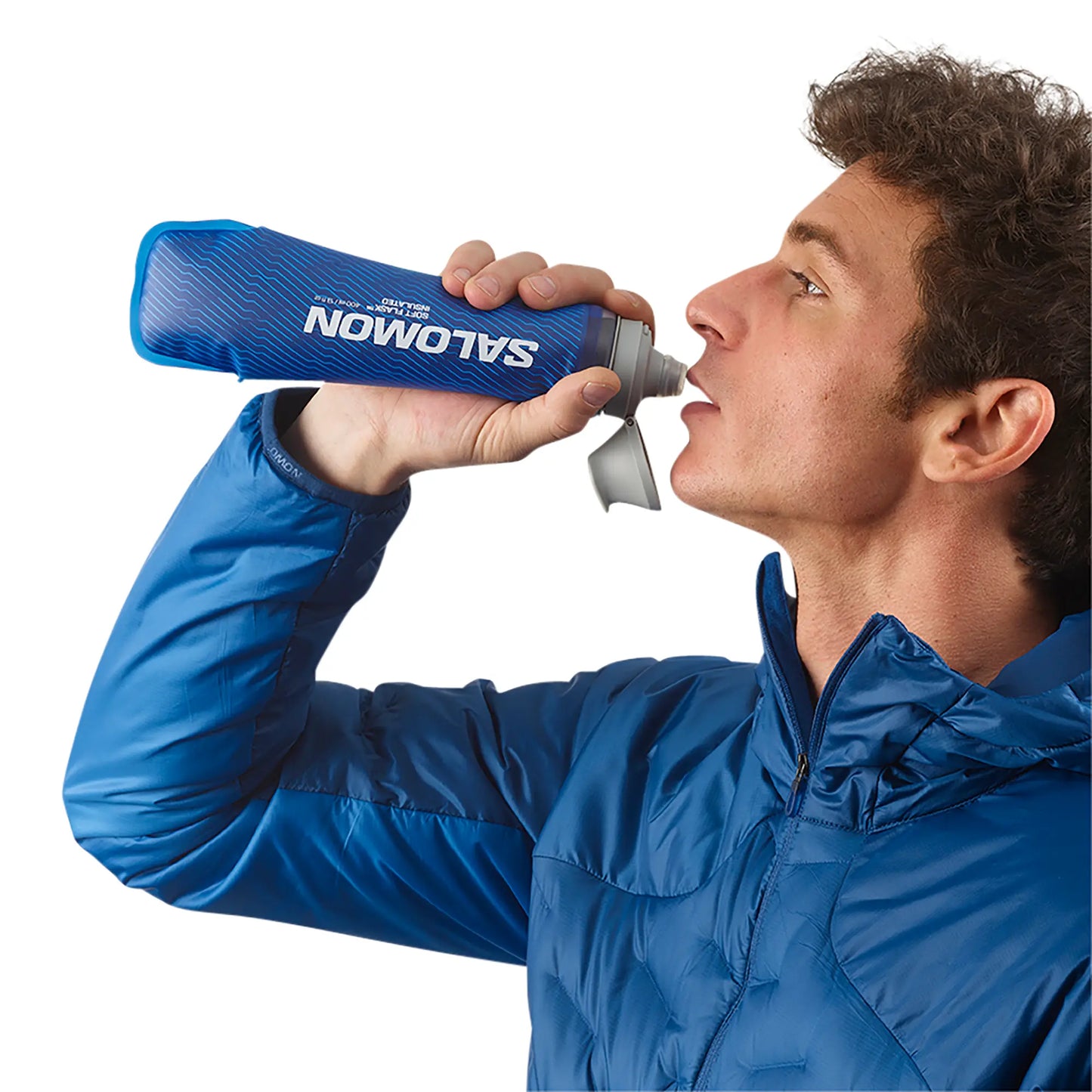 Salomon Flask 400 ml insulated, isolierte Soft Flask für Trailrunning bei Hitze und Kälte - machsport