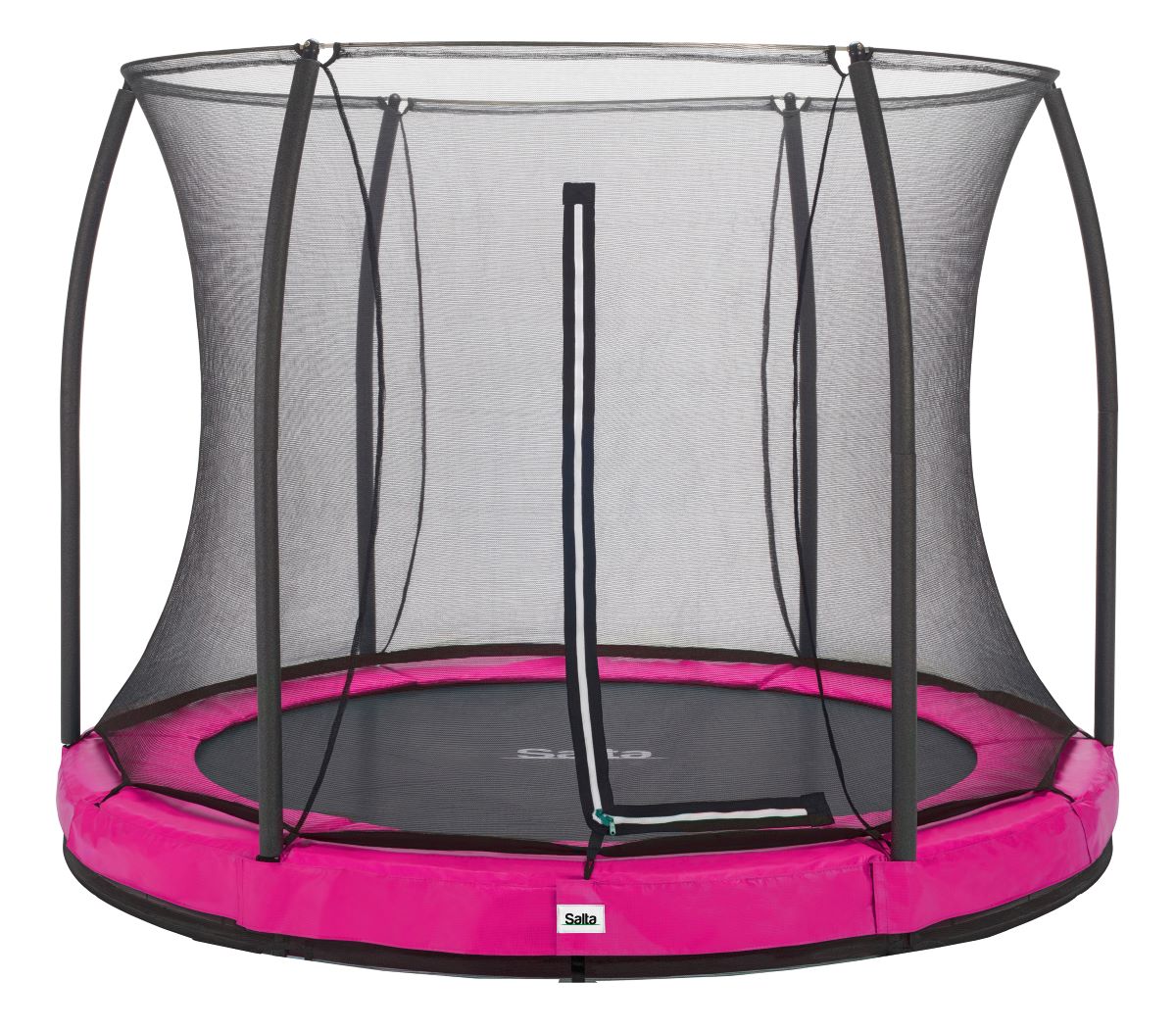 Salta Trampolin Comfort Edition Ground - 183cm - Rund Pink - machsport – Bild 