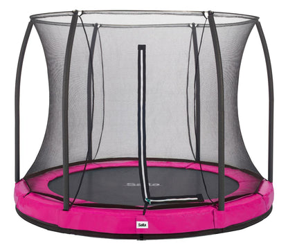 Salta Trampolin Comfort Edition Ground - 213cm - Rund Pink - machsport