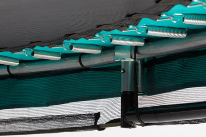 Salta Trampolin Comfort Edition Ground - 251cm - Rund Grün - machsport