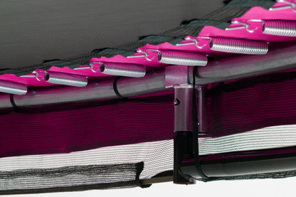 Salta Trampolin Comfort Edition Ground - 251cm - Rund Pink - machsport