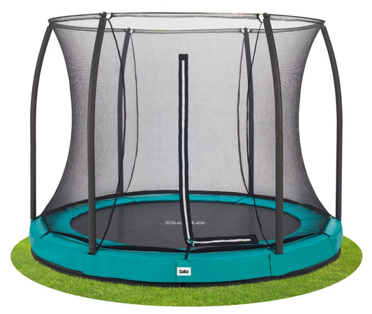 Salta Trampolin Comfort Edition Ground - 305cm - Rund Grün – ⌀ 305 cm / Grün / Rund