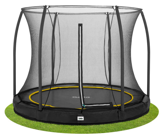 Salta Trampolin Comfort Edition Ground - 305cm - Rund Schwarz – ⌀ 305 cm / Schwarz / Rund