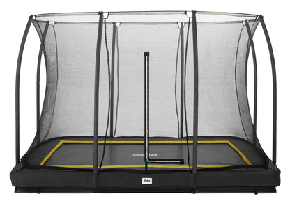 Salta Trampolin Comfort Edition Ground - 305x214cm - Rechteckig Schwarz - machsport