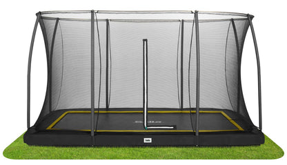 Salta Trampolin Comfort Edition Ground - 366x244cm - Rechteckig Grün - machsport