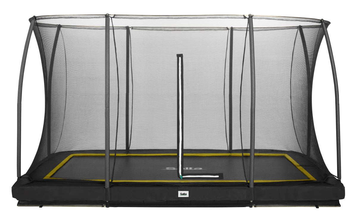 Salta Trampolin Comfort Edition Ground - 366x244cm - Rechteckig Grün - machsport – Bild 