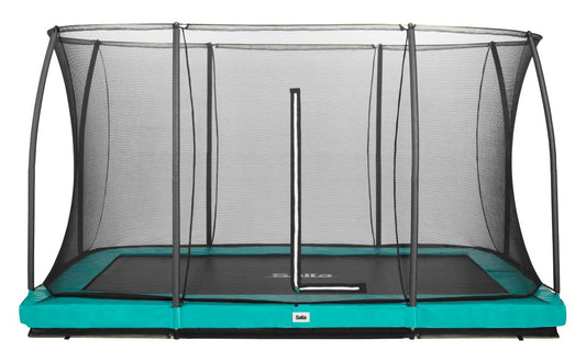Salta Trampolin Comfort Edition Ground - 366x244cm - Rechteckig Schwarz – 366x244 cm / Rechteckig / Grün