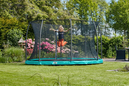 Salta Trampolin Comfort Edition Ground - 396cm - Rund Grün - machsport