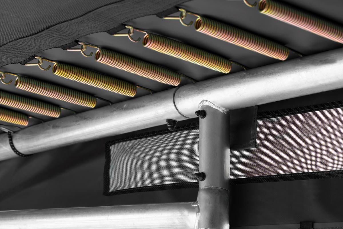 Salta Trampolin Premium Ground - 214x153cm - Rechteckig Schwarz - machsport – Bild 