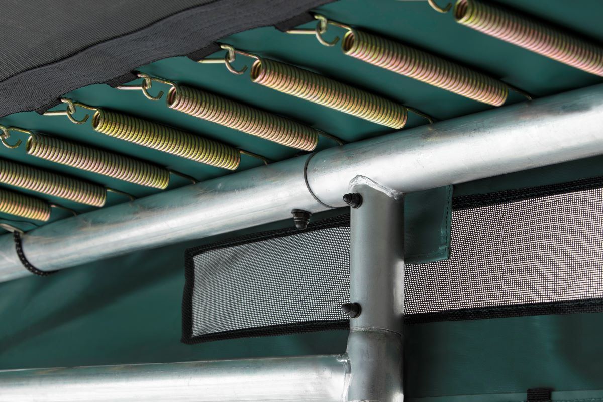 Salta Trampolin Premium Ground - 305x214cm - Rechteckig Grün - machsport