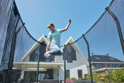 Salta Trampolin Premium Ground - 305x214cm - Rechteckig Grün - machsport