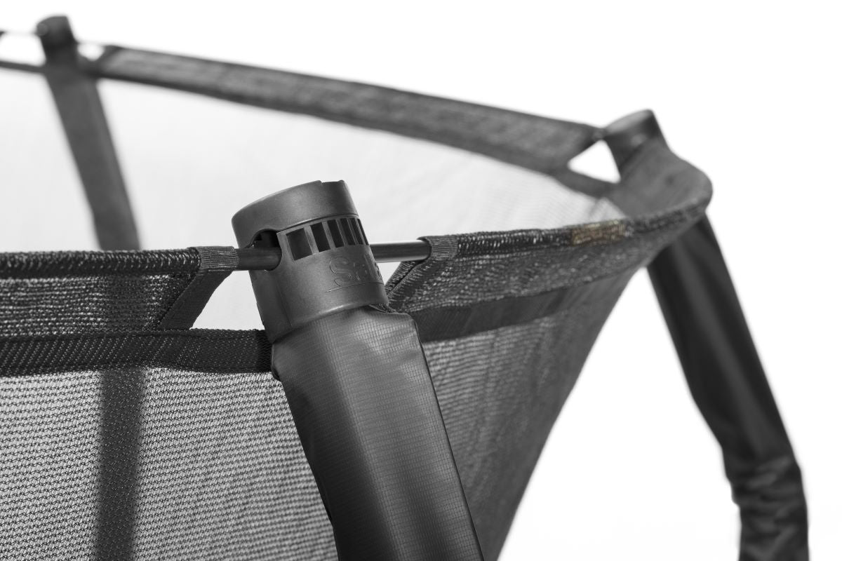 Salta Trampolin Premium Ground - 366cm - Rund Schwarz - machsport – Bild 