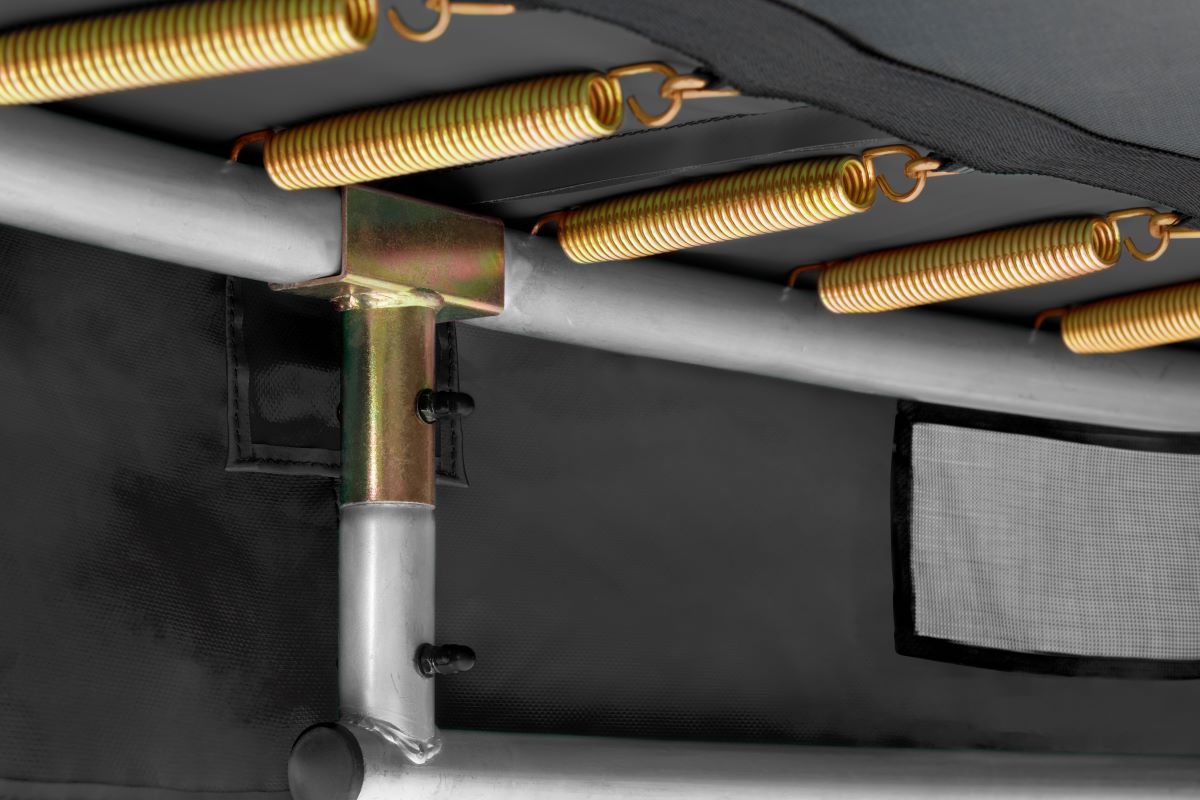 Salta Trampolin Premium Ground - 396cm - Rund Schwarz - machsport – Bild 