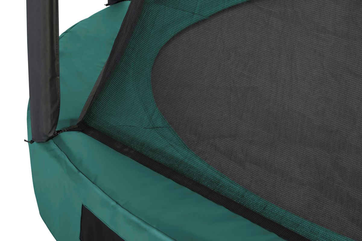 Salta Trampolin Premium Ground - 427cm - Rund Grün - machsport – Bild 