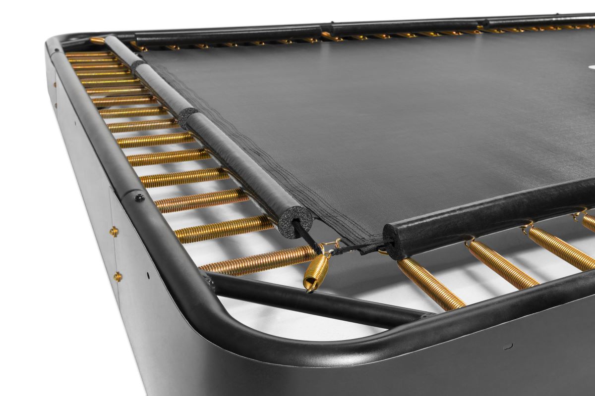 Salta Trampolin Royal Baseground Sports - 305x214cm - Rechteckig Schwarz - machsport