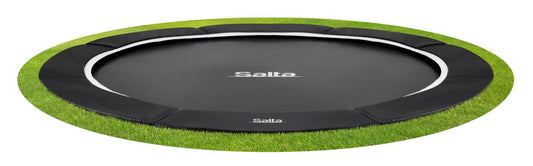 Salta Trampolin Royal Baseground Sports - 366cm - Rund Schwarz – Rückansicht – ⌀ 366 cm / Schwarz / Rund