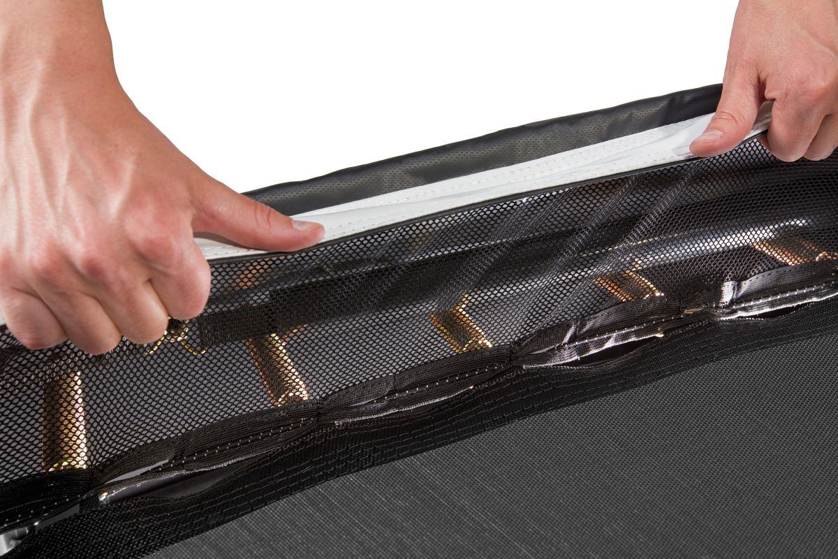 Salta Trampolin Royal Baseground Sports - 366cm - Rund Schwarz - machsport – Bild 