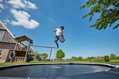 Salta Trampolin Royal Baseground Sports - 396cm - Rund Schwarz - machsport