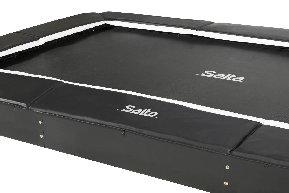 Salta Trampolin Royal Baseground Sports - 396x244cm - Rechteckig Schwarz - machsport