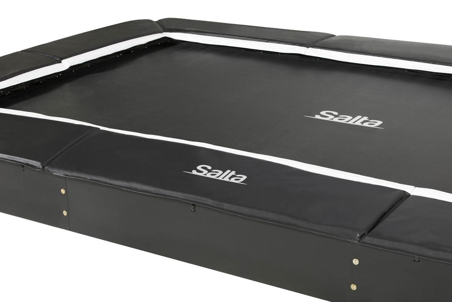 Salta Trampolin Royal Baseground Sports - 396x244cm - Rechteckig Schwarz - machsport