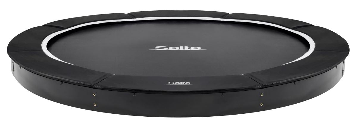 Salta Trampolin Royal Baseground Sports - 427cm - Rund Schwarz - machsport – Bild 