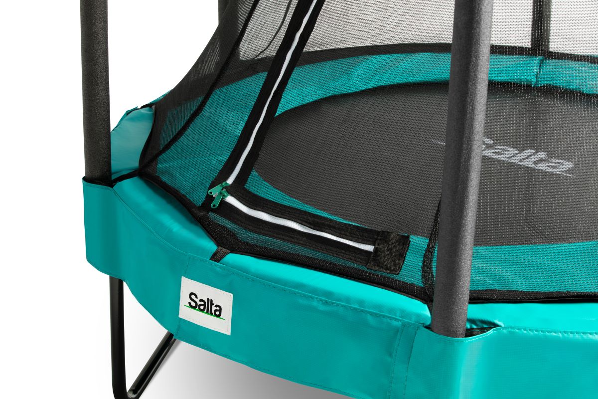 Salta Trampolin Comfort Edition - 153cm - Rund Grün - machsport – Bild 