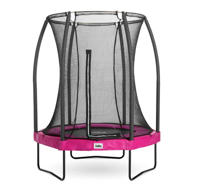 Salta Trampolin Comfort Edition - 153cm - Rund Pink - machsport