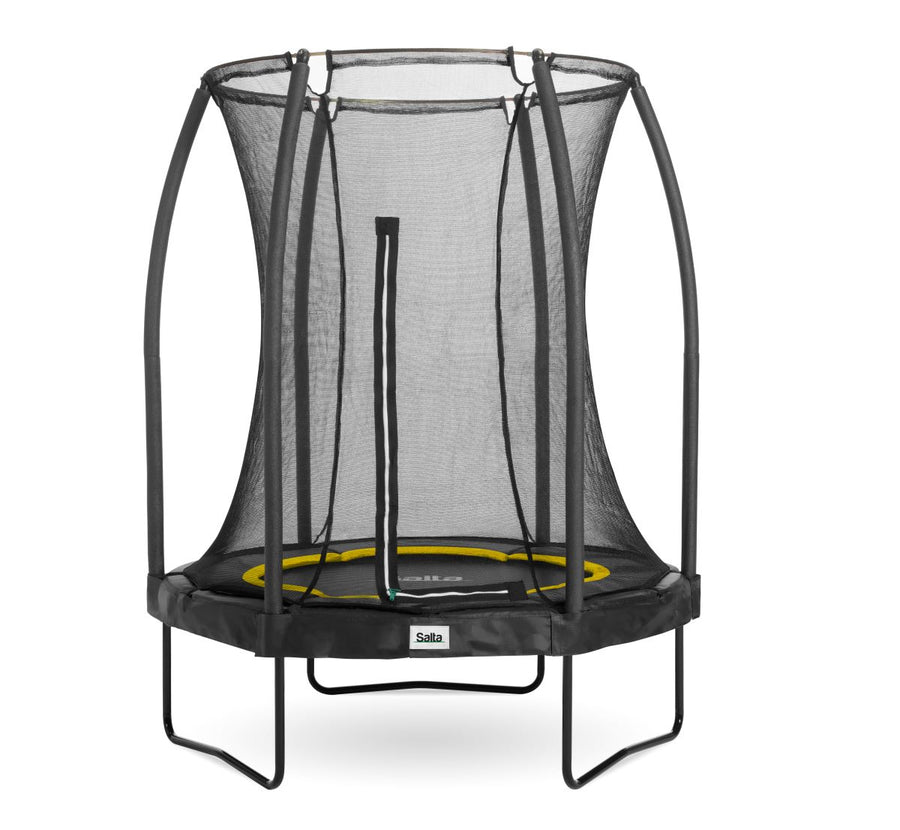 Salta Trampolin Comfort Edition - 153cm - Rund Schwarz - machsport